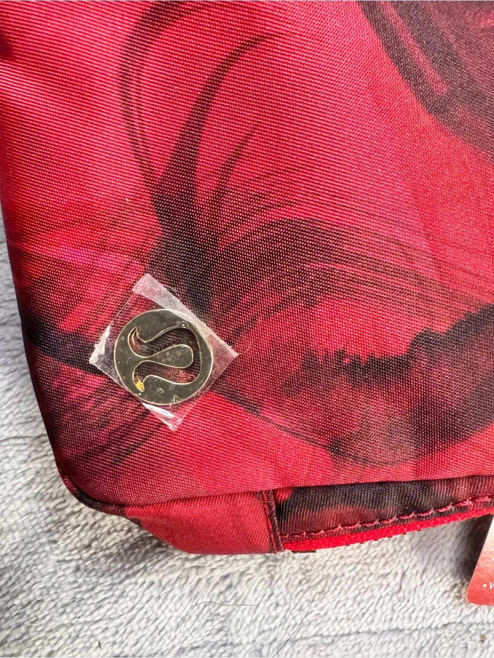 Red Patterned Crossbody purse - Lululemon